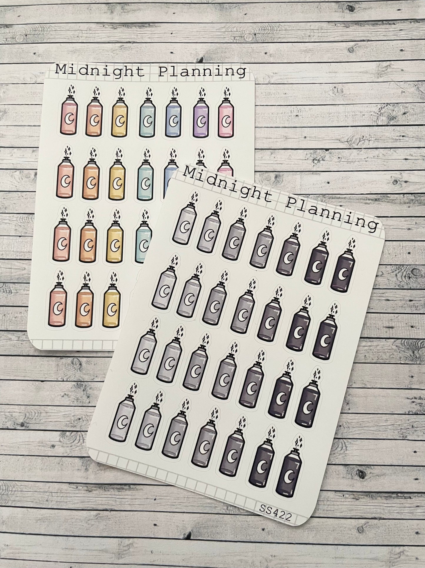 Fairy Liquid Inspired Bottles, Functional and Handmade Planner Sticker Sheets