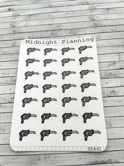 Fuel, Fill Up Car, Functional and Handmade Planner Sticker Sheets