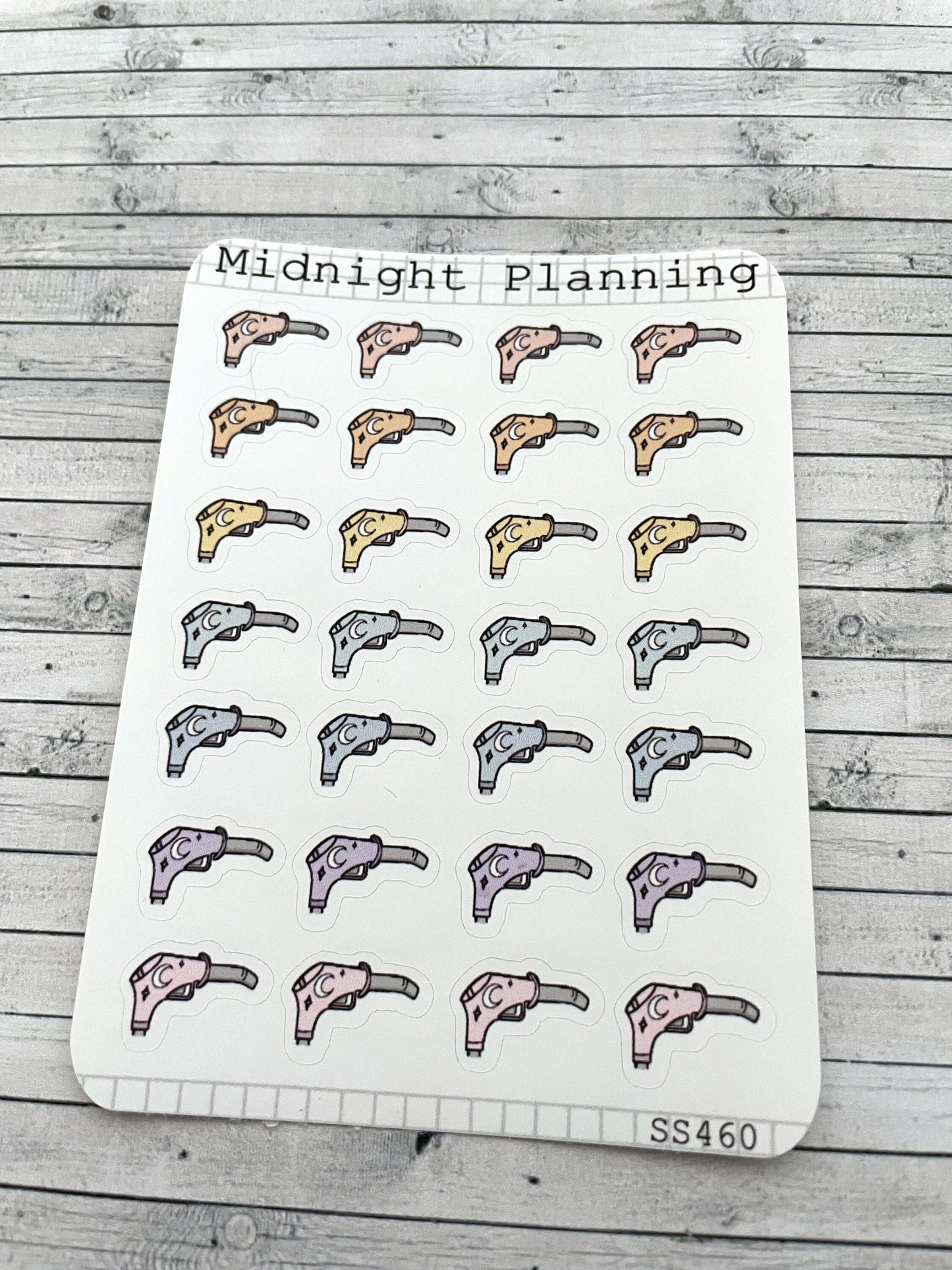 Fuel, Fill Up Car, Functional and Handmade Planner Sticker Sheets