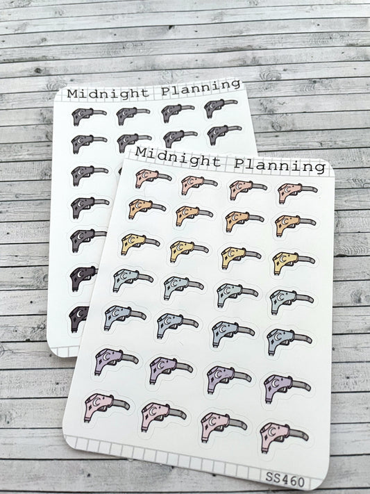 Fuel, Fill Up Car, Functional and Handmade Planner Sticker Sheets
