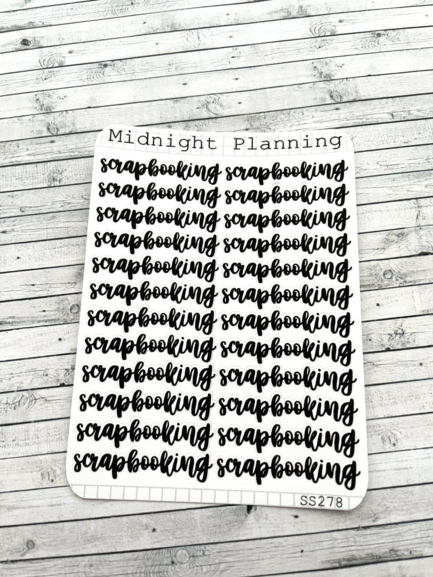 Scrapbooking, Script Allocators and Titles That Are Functional and Handmade Planner Sticker Sheets