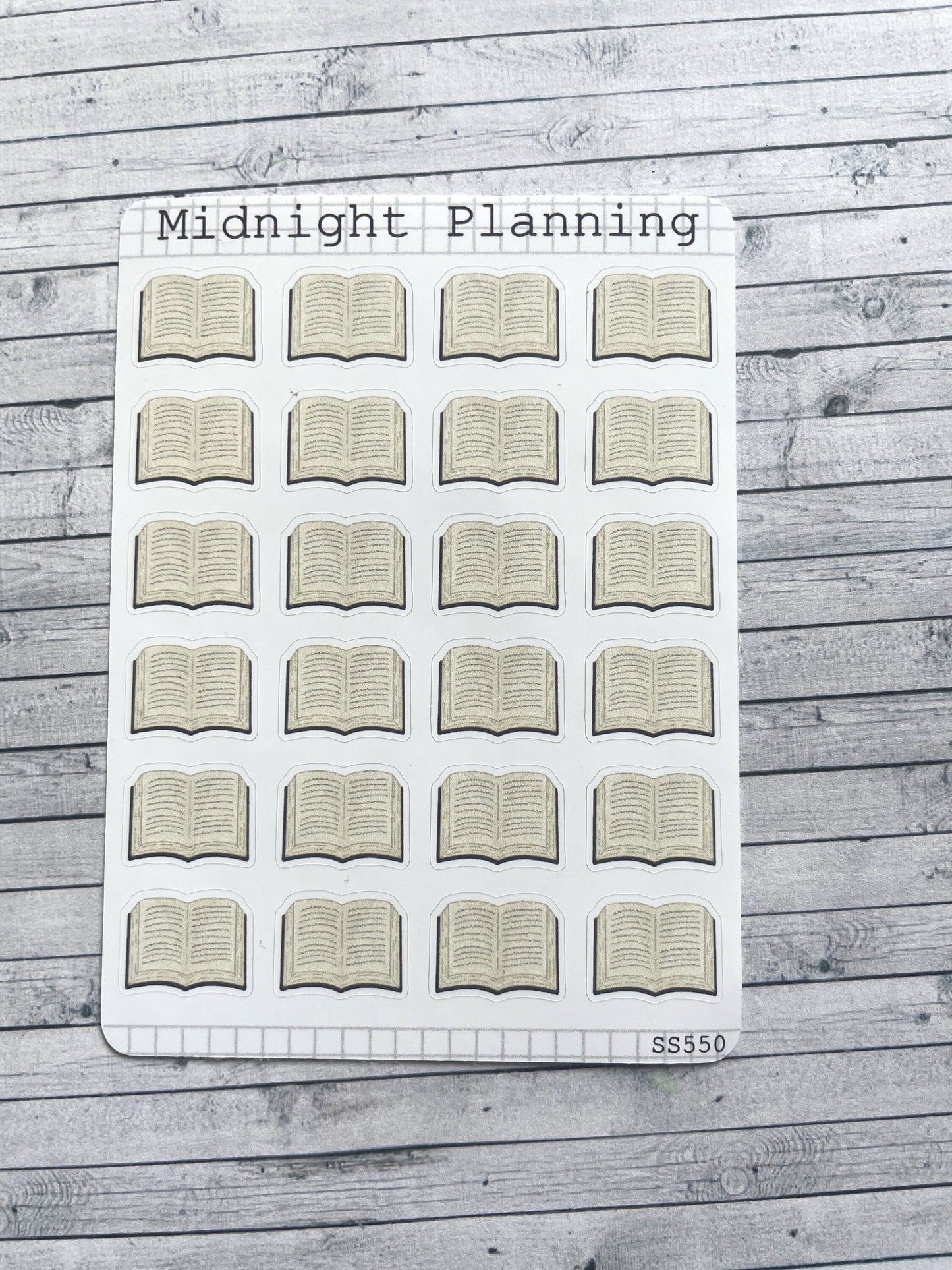 Notebook, Functional and Handmade Stickers