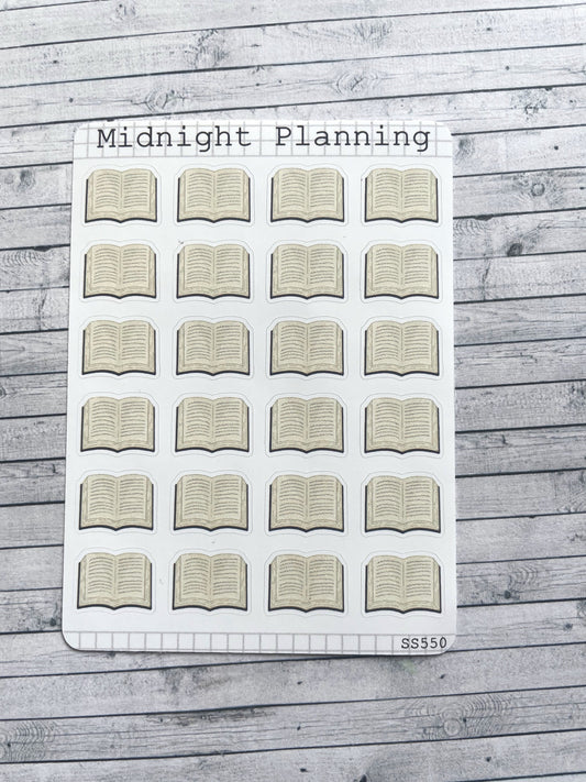 Notebook, Functional and Handmade Stickers