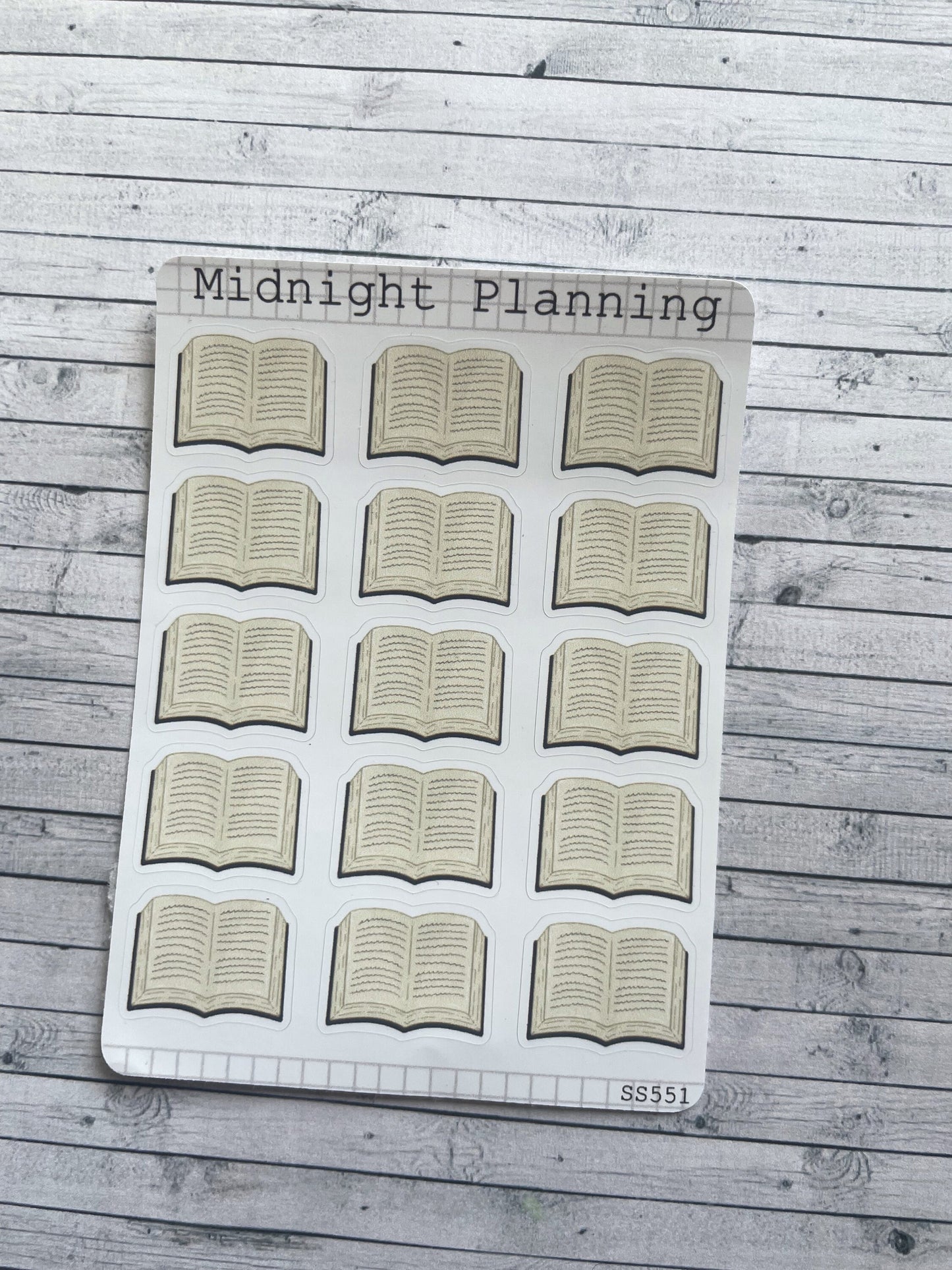 Notebook, Functional and Handmade Stickers