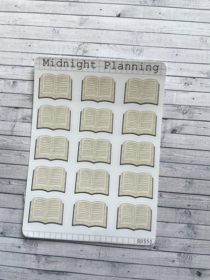 Notebook, Functional and Handmade Stickers