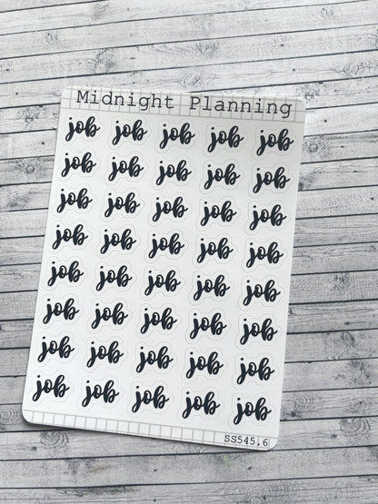 Job, Script Allocators and Titles That Are Functional and Handmade Planner Sticker Sheets