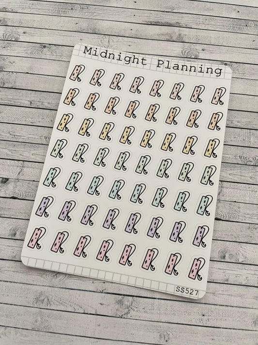 Bookmark, Reading, Functional and Handmade Stickers