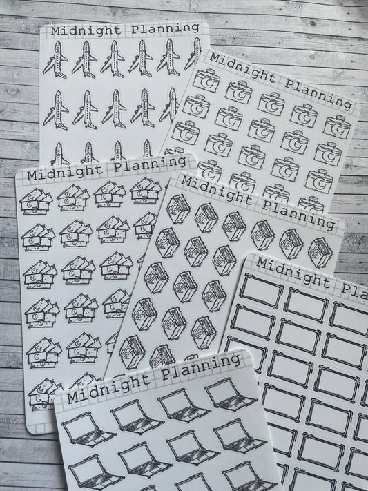 Icon Stickers Stickers Part Two, Functional and Handmade Stickers