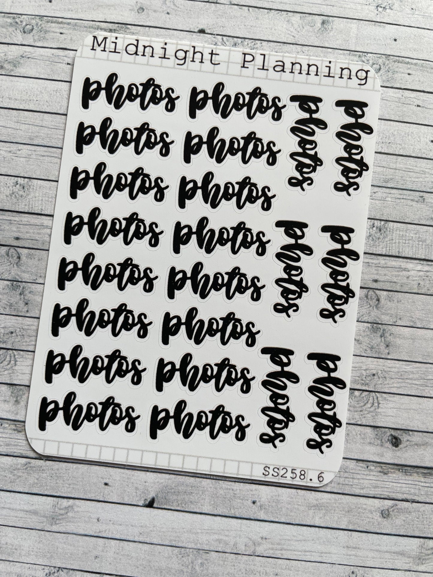 Photos, Script Allocators and Titles That Are Functional and Handmade Planner Sticker Sheets