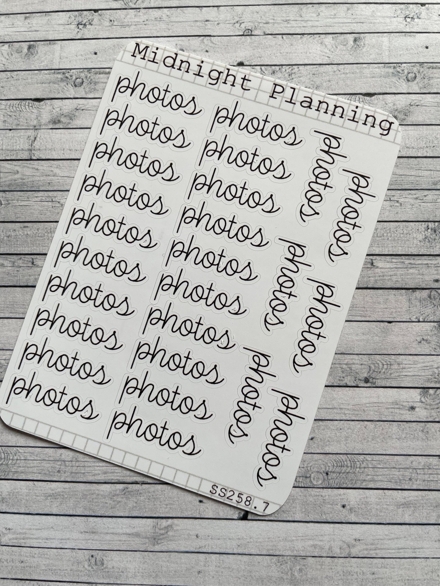 Photos, Script Allocators and Titles That Are Functional and Handmade Planner Sticker Sheets