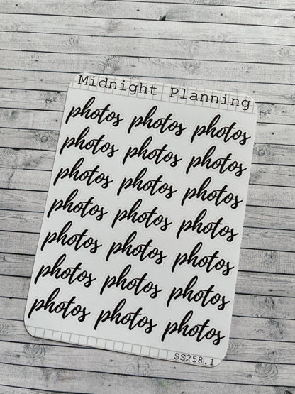 Photos, Script Allocators and Titles That Are Functional and Handmade Planner Sticker Sheets