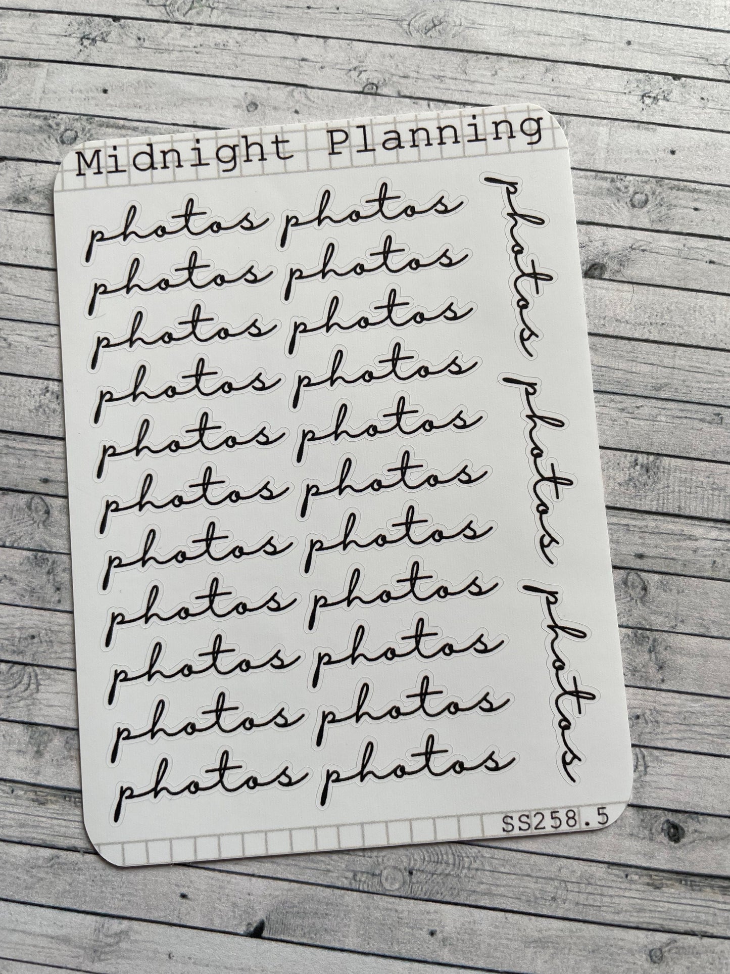 Photos, Script Allocators and Titles That Are Functional and Handmade Planner Sticker Sheets