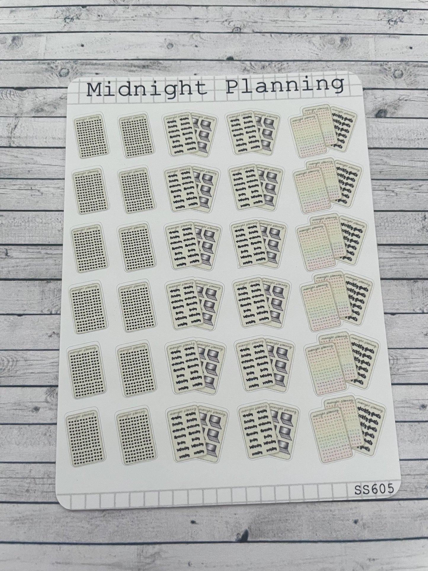Sticker Sheet, Cute Plannner, That Are Functional and Handmade Planner Sticker Sheets
