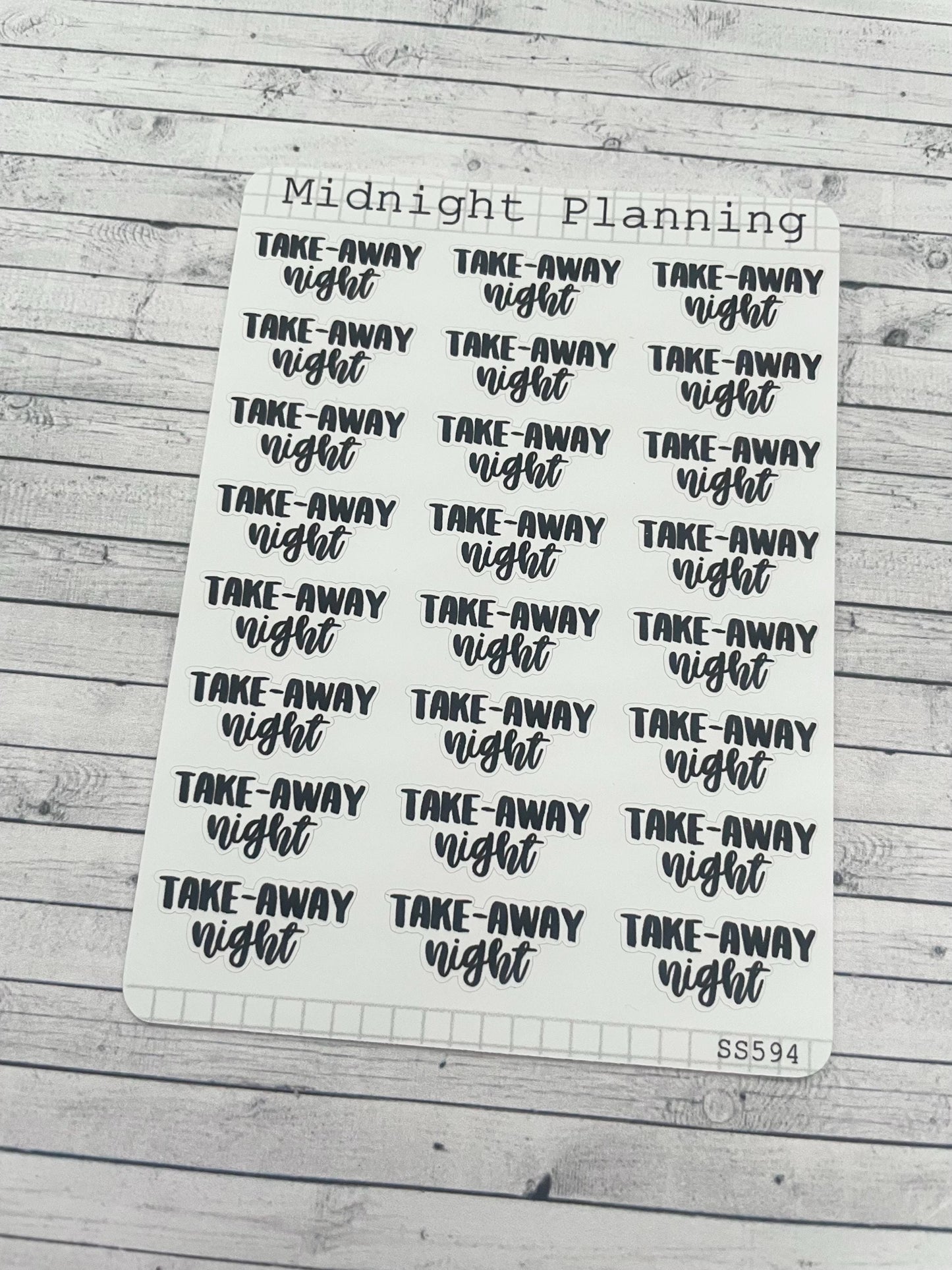 Take Away Script, Titles That Are Functional and Handmade Planner Sticker Sheets